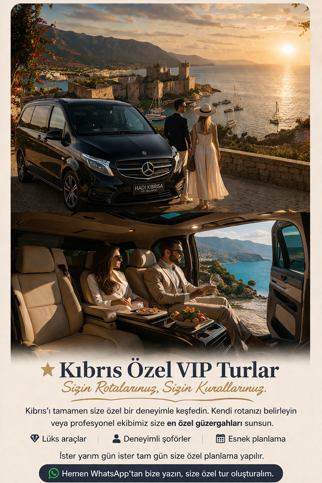 Kıbrıs Özel VIP Turlar (Kişiye Özel)